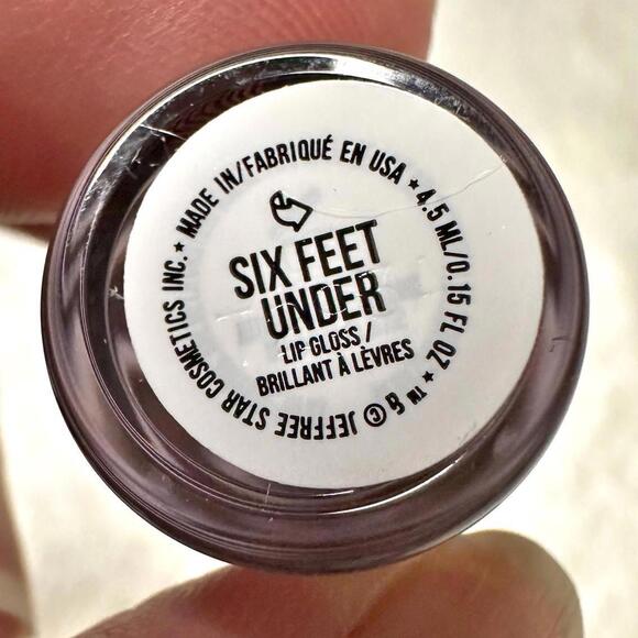 NIB Jeffree Star Six Feet Under The Gloss Lip Gloss Full Size 4.5ml - Picture 6 of 11